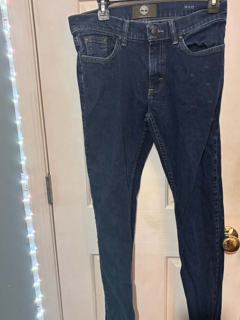 Timberland Men's Dark Wash Denim Jeans Size 30x32